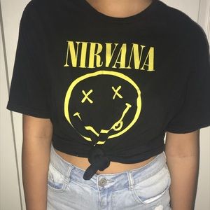 thrifted nirvana t-shirt